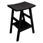 Czarna kompozycja szafki łazienkowej w komplecie z lustrem i akcesoriami - Maryse Viadurini