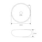 Czarna kompozycja szafki łazienkowej w komplecie z lustrem i akcesoriami - Maryse Viadurini