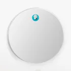 Niebieska kompozycja mebli łazienkowych na podłodze z nowoczesnymi dodatkami - Patryk Viadurini