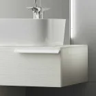 Happy nowoczesne drewno lakierowane zawieszone skład meble łazienkowe Viadurini