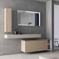 Nowoczesna i podwieszana kompozycja mebli łazienkowych, wyprodukowana we Włoszech Design - Callisi1