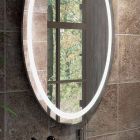Kompozycja podwieszanych mebli łazienkowych w drewnie wykonanym we Włoszech Genua Viadurini