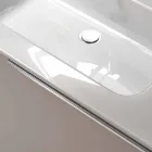 Kompozycja podwieszanych mebli łazienkowych w drewnie wykonanym we Włoszech Genua Viadurini