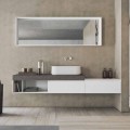 Nowoczesna i podwieszana kompozycja designerskich mebli łazienkowych - Callisi2