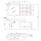 Kompozycja do podwieszanej łazienki i nowoczesny design Made in Italy - Farart9 Viadurini