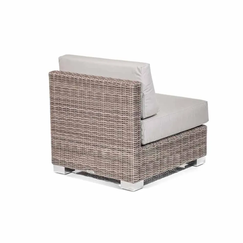 Outdoor skład siedzenia z ręcznie tkanej strukturze Rita Viadurini