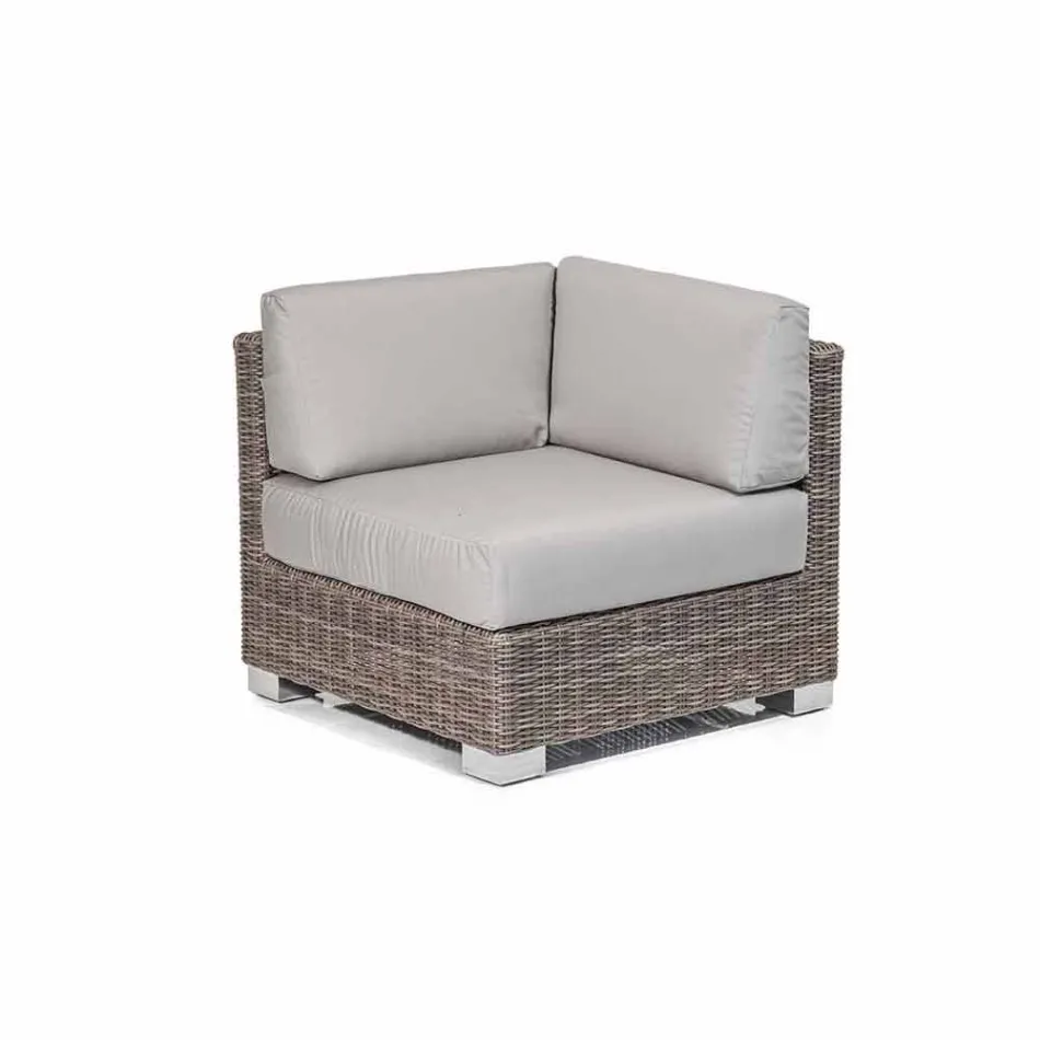 Outdoor skład siedzenia z ręcznie tkanej strukturze Rita Viadurini