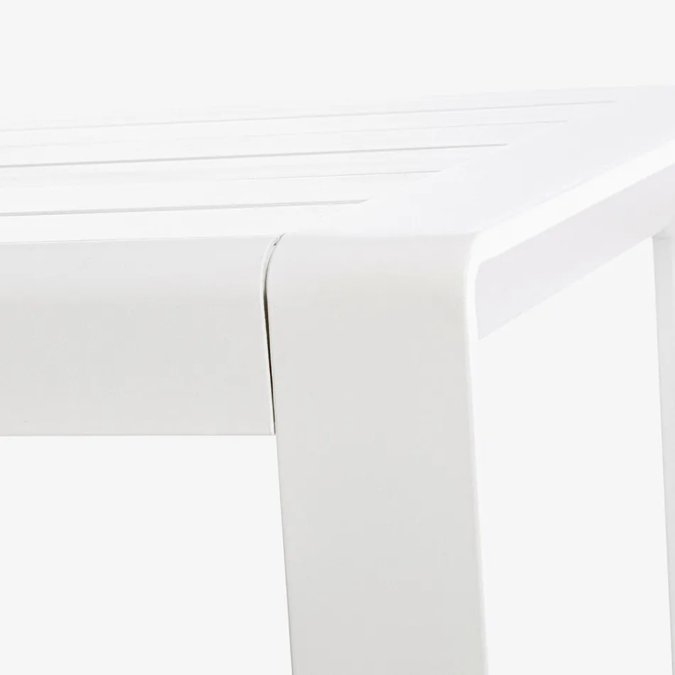 Kompozycja do salonu na świeżym powietrzu z aluminium i tkaniny, Homemotion - Francine Viadurini