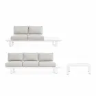 Kompozycja do salonu na zewnątrz z aluminium i tkaniny Homemotion - Francine Viadurini