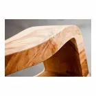 Zawieszona kompozycja mebli łazienkowych z nowoczesnego drewna tekowego - Kristi Viadurini