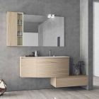 Zawieszona i nowoczesna kompozycja do łazienki, wykonana we Włoszech Design - Callisi4 Viadurini