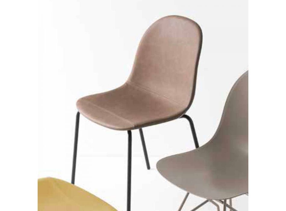 Connubia Akademia Calligaris krzesło rocznika włoski design, 2 szt Viadurini