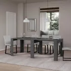 Rozkładana konsola do 181 cm z esencji melaminy Made in Italy - Castello Viadurini