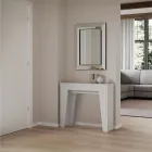 Rozkładana konsola do 181 cm z esencji melaminy Made in Italy - Castello Viadurini