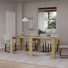 Rozkładana konsola do 181 cm z esencji melaminy Made in Italy - Castello Viadurini