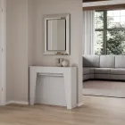 Rozkładana konsola do 211 cm z melaminy. Wyprodukowano we Włoszech - Incantesimo Viadurini