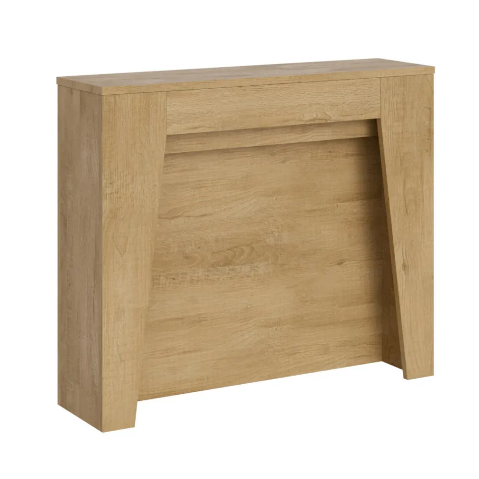 Rozkładana konsola do 211 cm z melaminy. Wyprodukowano we Włoszech - Incantesimo Viadurini