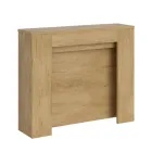 Rozkładana konsola do 211 cm z paneli melaminowych Made in Italy - Principessa Viadurini