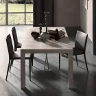 Wysuwana konsola do 290 cm z drewna melaminowego Made in Italy - Paride Viadurini