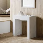 Rozkładana konsola do 299 cm z wewnętrznymi przedłużeniami Made in Italy - Klepsydra Viadurini