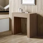 Rozkładana konsola do 299 cm z wewnętrznymi przedłużeniami Made in Italy - Klepsydra Viadurini