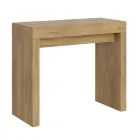 Rozkładana konsola do 300 cm z podparciem na 2 nogi Made in Italy - Phantom Viadurini