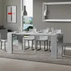 Rozkładana konsola do 300 cm z podpórką na 2 nogi Made in Italy - Phantom Viadurini