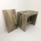 Konsola wysuwana do 300 cm od wejścia lub salonu w drewnie - Katharina Viadurini