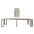 Konsola wysuwana do 300 cm od wejścia lub salonu w drewnie - Katharina Viadurini