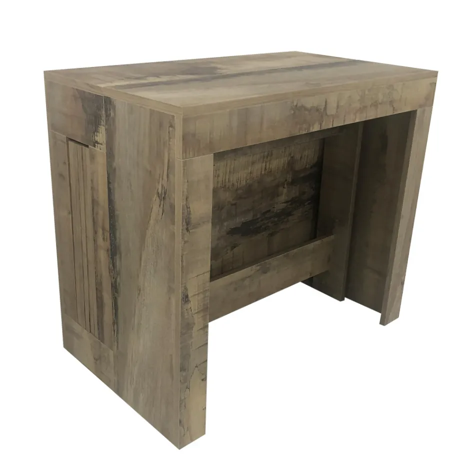 Konsola wysuwana do 300 cm od wejścia lub salonu w drewnie - Katharina Viadurini