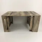 Konsola wysuwana do 300 cm od wejścia lub salonu w drewnie - Katharina Viadurini