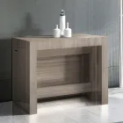 Konsola wysuwana do 300 cm od wejścia lub salonu w drewnie - Katharina Viadurini