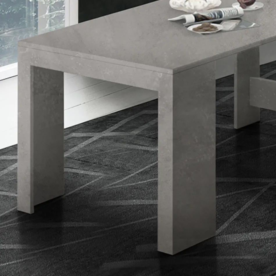 Konsola wysuwana do 300 cm od wejścia lub salonu w drewnie - Katharina Viadurini