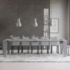 Rozkładana konsola do 300 cm z drewna Made in Italy - Tron Viadurini