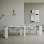 Wysuwana konsola do 308 cm z centralnym wsparciem Made in Italy - Oracle Viadurini