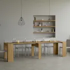 Wysuwana konsola do 308 cm z centralnym wsparciem Made in Italy - Oracle Viadurini