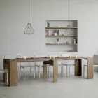 Wysuwana konsola do 308 cm z centralnym wsparciem Made in Italy - Oracle Viadurini