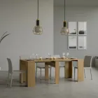 Wysuwana konsola do 308 cm z centralnym wsparciem Made in Italy - Oracle Viadurini