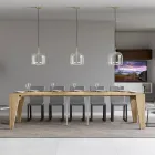 Wysuwana konsola dostępna w 2 różnych rozmiarach Made in Italy - Grifone Viadurini