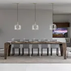 Wysuwana konsola dostępna w 2 różnych rozmiarach Made in Italy - Grifone Viadurini