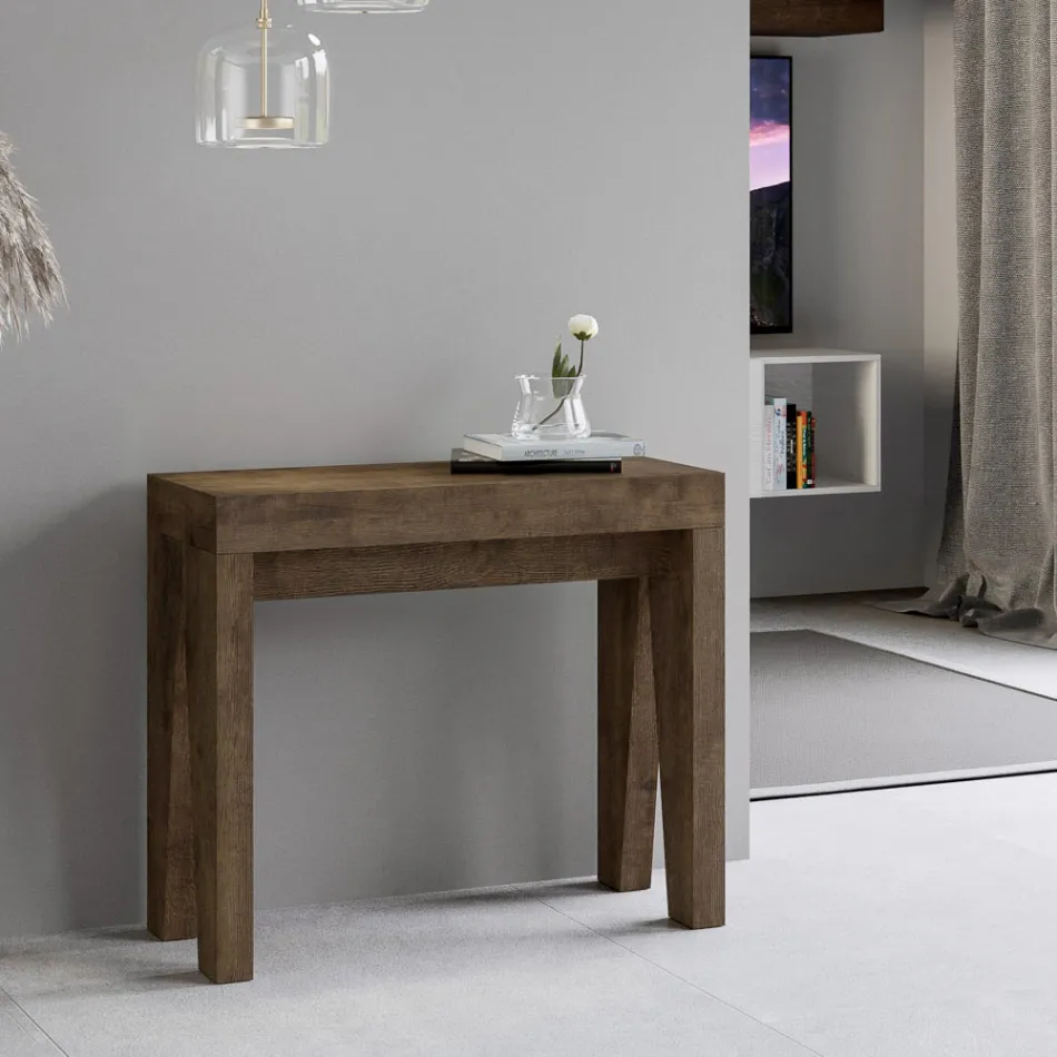 Wysuwana konsola dostępna w 2 różnych rozmiarach Made in Italy - Grifone Viadurini