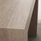 Konsola wysuwana do 295 cm ze składanej melaminy Uri Viadurini