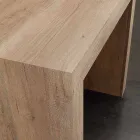 Konsola wysuwana do 295 cm ze składanej melaminy Uri Viadurini