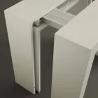 Konsola wysuwana do 295 cm ze składanej melaminy Uri Viadurini