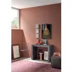 Wysuwana konsola do 290 cm z drewnianym blatem Made in Italy - Seregno Viadurini