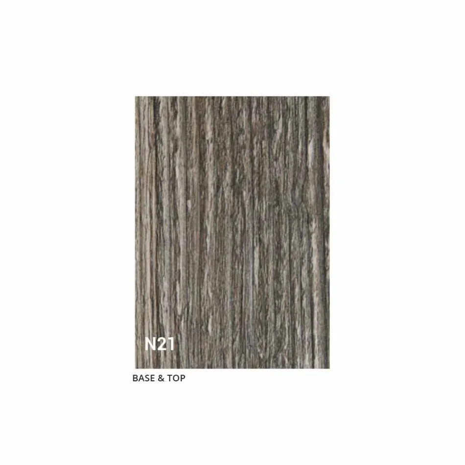 Wysuwana konsola do 290 cm z drewnianym blatem Made in Italy - Seregno Viadurini