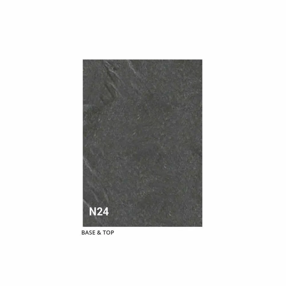 Wysuwana konsola do 290 cm z drewnianym blatem Made in Italy - Seregno Viadurini