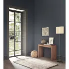 Wysuwana konsola do 295 cm z drewna design Made in Italy - Temocle Viadurini