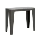 Rozkładana konsola do 300 cm z drewnianych mikrocząstek Made in Italy – Flamber Viadurini