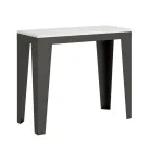 Rozkładana konsola do 300 cm z drewnianych mikrocząstek Made in Italy – Flamber Viadurini